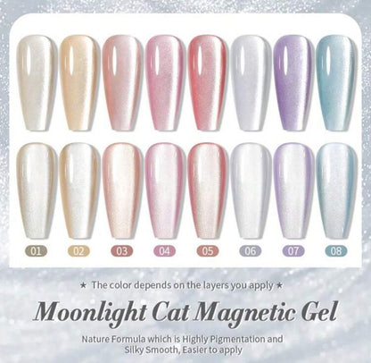 8pcs Cat Magnetic Gel Polish Set (8ml/ea)