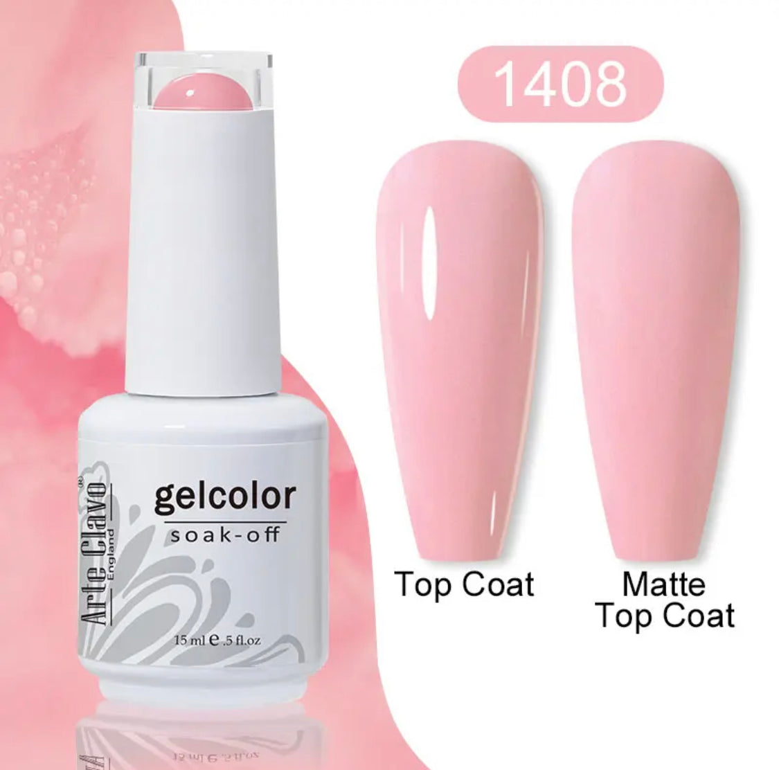 {{ GelPolish_USA }} {{ magnetic_gelpolish}} 1408 {{ Gelpolish_usa}} {{ Gel_polish}} GelColor 15ML - UV Gelish - 1408 - {{ UV_Drying_machine}} - {{ Powerful_LED_Nail_Dryer}} {{ Gelish }} {{Gel_nail_polish}} {{ Orly}}