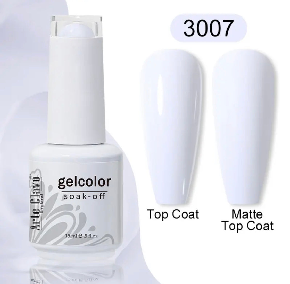 لون جل أبيض 15 مل - UV Gelish - 3007