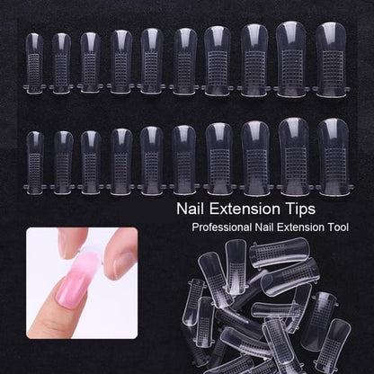 10/120pcs Polygel/Builder Nail Moulds/Forms (Stiletto Shape)