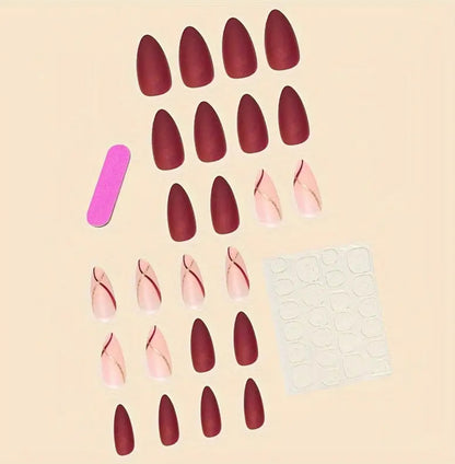 24pcs/set High Quality Fake Nails