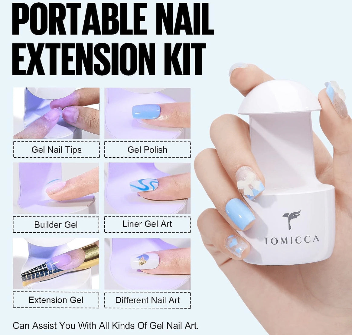 Mini UV/LED Nail Lamp - USB Powered