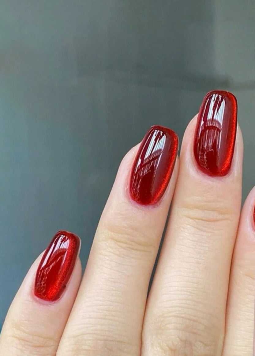 {{ GelPolish_USA }} {{ magnetic_gelpolish}} Deep Red / United States {{ Gelpolish_usa}} {{ Gel_polish}} Diamond Cut Magnetic Gel Polish 10ml - {{ UV_Drying_machine}} - {{ Powerful_LED_Nail_Dryer}} {{ Gelish }} {{Gel_nail_polish}} {{ Orly}}