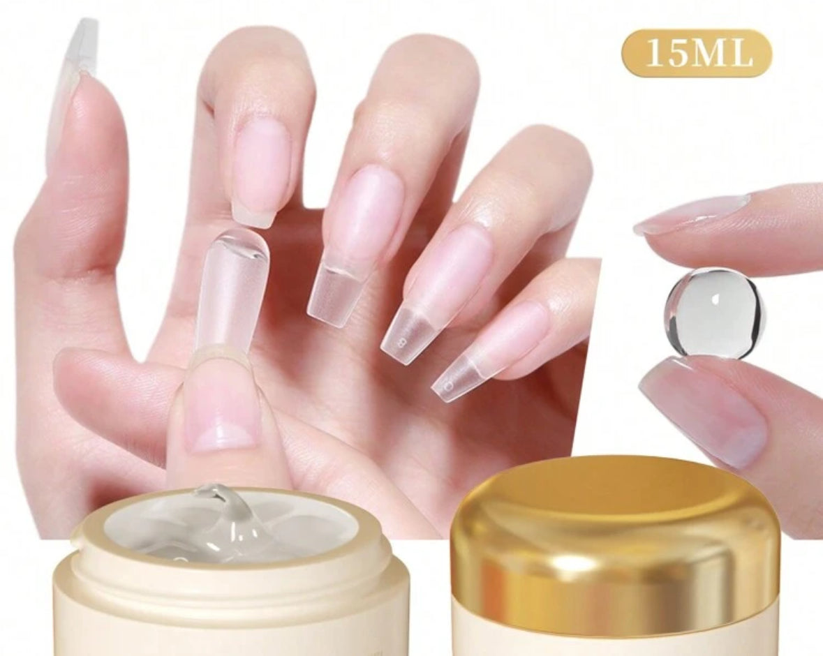 15ml Super Strong Adhesive Hard Nail Glue For UV/LED Softgel X