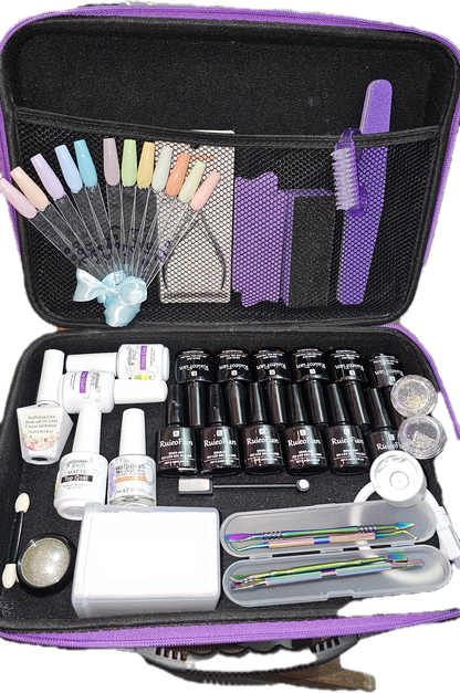 14pcs Gel Nail Set With Lamp