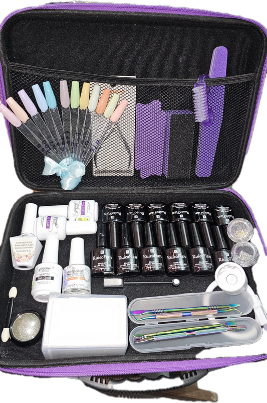 14pcs Gel Nail Set With Lamp