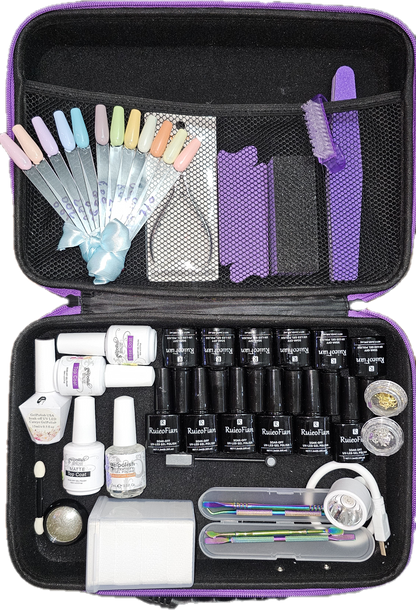 14pcs Gel Nail Set With Lamp