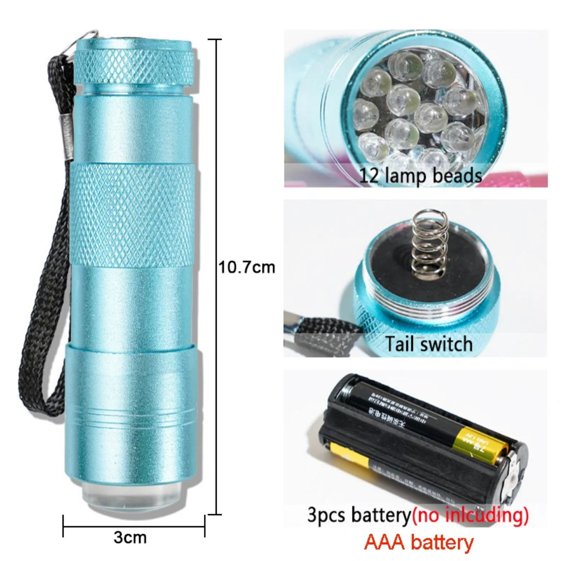 {{ GelPolish_USA }} {{ magnetic_gelpolish}} UV Flashlight with Silicon Stamper - Blue {{ Gelpolish_usa}} {{ Gel_polish}} 2 in 1 UV/LED Nail Dryer light & Stamper - {{ UV_Drying_machine}} - {{ Powerful_LED_Nail_Dryer}} {{ Gelish }} {{Gel_nail_polish}} {{ Orly}}