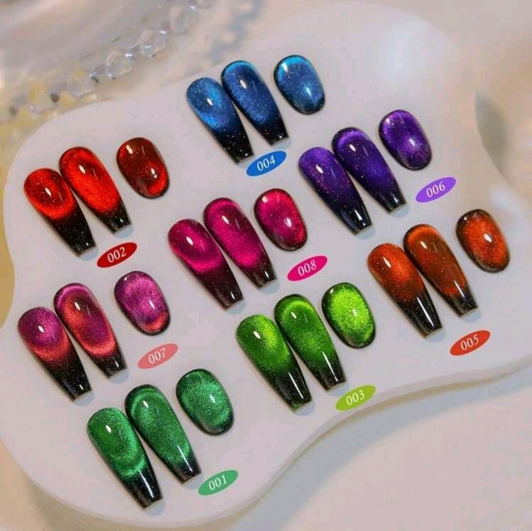 {{ GelPolish_USA }} {{ magnetic_gelpolish}} 8pcs set {{ Gelpolish_usa}} {{ Gel_polish}} 10ml Magnetic GelPolish - 8 Color Set - {{ UV_Drying_machine}} - {{ Powerful_LED_Nail_Dryer}} {{ Gelish }} {{Gel_nail_polish}} {{ Orly}}