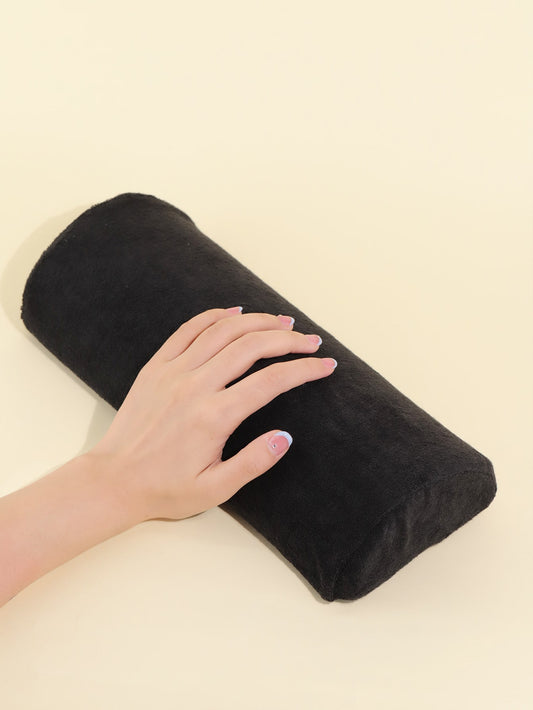 {{ GelPolish_USA }} {{ magnetic_gelpolish}} Black {{ Gelpolish_usa}} {{ Gel_polish}} 1pc Hand Cushion, Nail Art Soft Pillow Black & Pink - {{ UV_Drying_machine}} - {{ Powerful_LED_Nail_Dryer}} {{ Gelish }} {{Gel_nail_polish}} {{ Orly}}