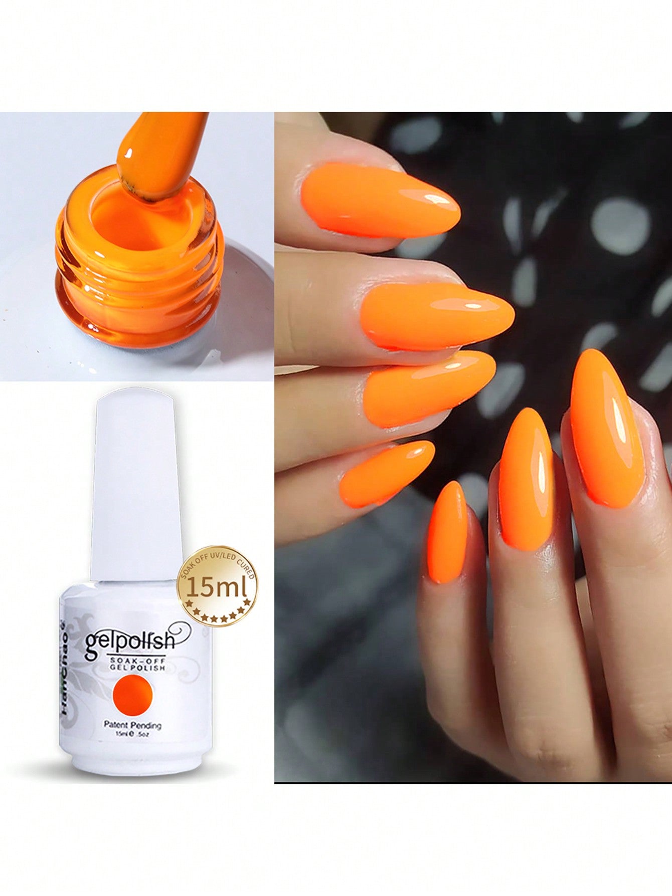 {{ GelPolish_USA }} {{ magnetic_gelpolish}} Burnt Orange {{ Gelpolish_usa}} {{ Gel_polish}} 15ml Gel Nail Polish - Soak Off LED/UV - {{ UV_Drying_machine}} - {{ Powerful_LED_Nail_Dryer}} {{ Gelish }} {{Gel_nail_polish}} {{ Orly}}