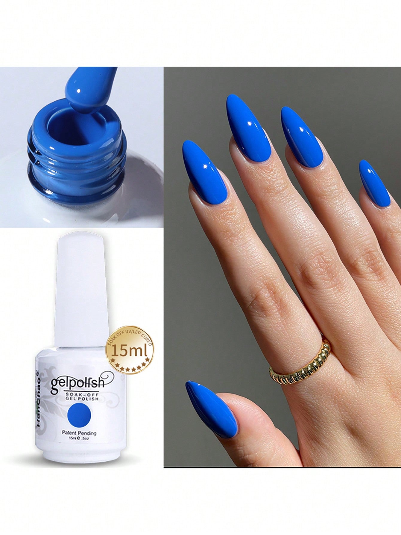 {{ GelPolish_USA }} {{ magnetic_gelpolish}} Baby Blue {{ Gelpolish_usa}} {{ Gel_polish}} 15ml Gel Nail Polish - Soak Off LED/UV - {{ UV_Drying_machine}} - {{ Powerful_LED_Nail_Dryer}} {{ Gelish }} {{Gel_nail_polish}} {{ Orly}}