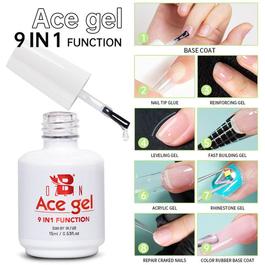 {{ GelPolish_USA }} GelPolish USA 15ml Ace gel GelPolish USA Ace 9in1 Gel ACE 9 in 1 Gel - {{ UV_Drying_machine}} - {{ Powerful_LED_Nail_Dryer}} {{ Gelish }} {{Gel_nail_polish}} {{ Gel_polish }}