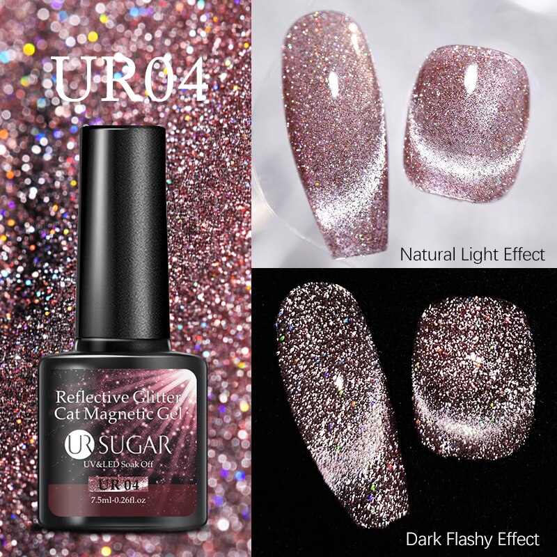 {{ GelPolish_USA }} {{ magnetic_gelpolish}} Default Title {{ Gelpolish_usa}} {{ Gel_polish}} UR SUGAR 7.5ml Reflective Magnertic Gel Nail Polish UR04 - {{ UV_Drying_machine}} - {{ Powerful_LED_Nail_Dryer}} {{ Gelish }} {{Gel_nail_polish}} {{ Orly}}